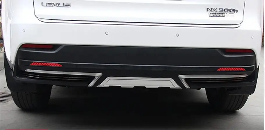 ABS спереди + сзади Защита бампера автомобиля подходит для LEXUS NX200t NX300h NX200 2015 2017 по