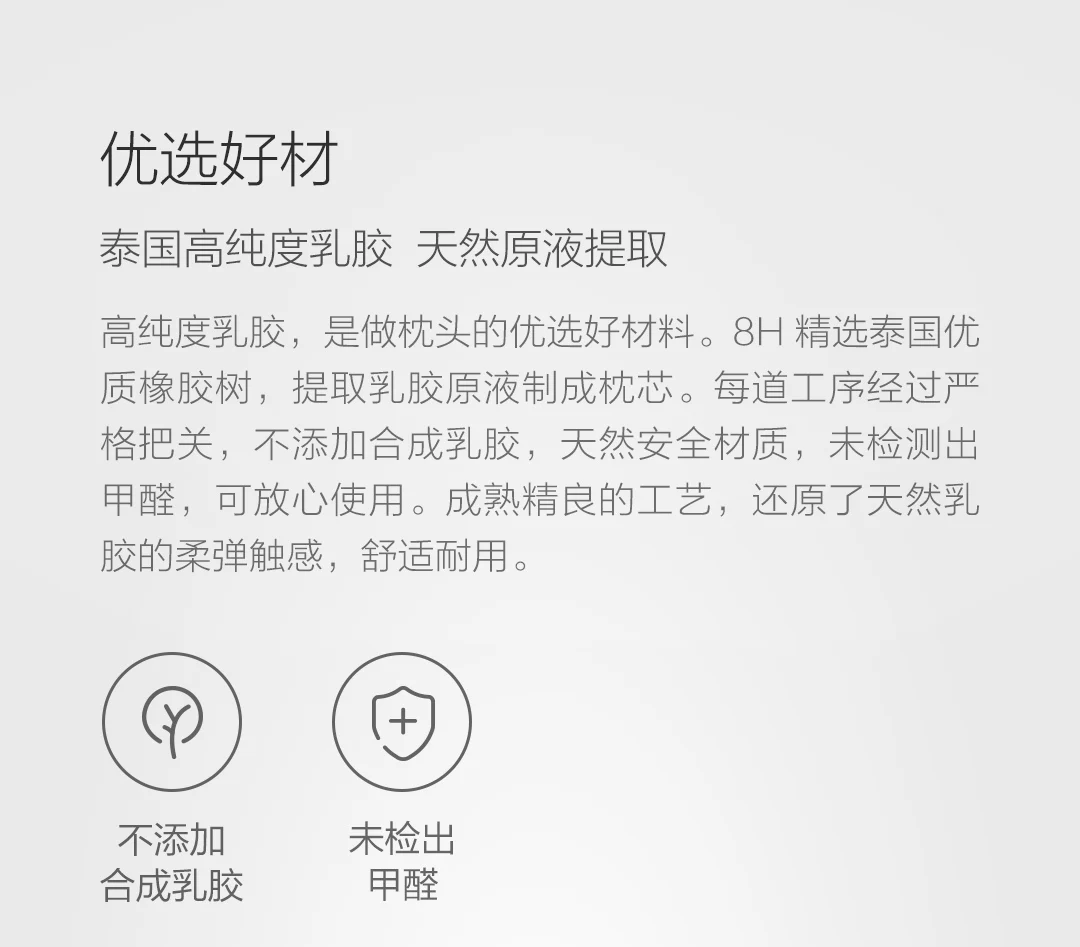 Xiaomi 8H ZR хлопковая Подушка с эффектом памяти супер мягкая Антибактериальная подушка для поддержки шеи 50x33x9/11 см