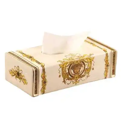 D Tissue box Керамические Лошадь 1" коробка ткани Европейский керамическая съемные коробки ткани гостиная украшения - Цвет: D