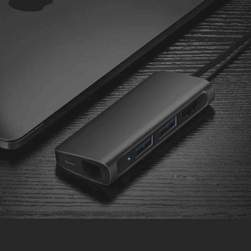 Fealushon USB 3 0 концентратор многопортовый usb адаптер USB3.0 порт с PD зарядкой для MacBook