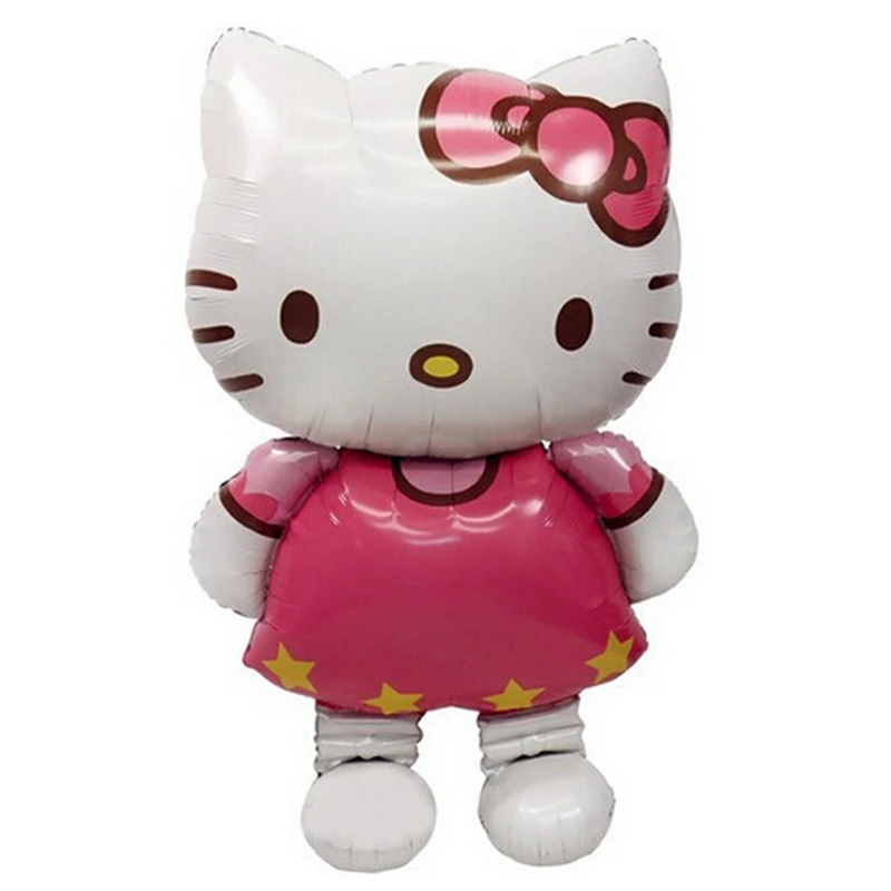 116*68 см размер L Hello Kitty кот фольга шар 80*48 M мультфильм украшение для дня рождения