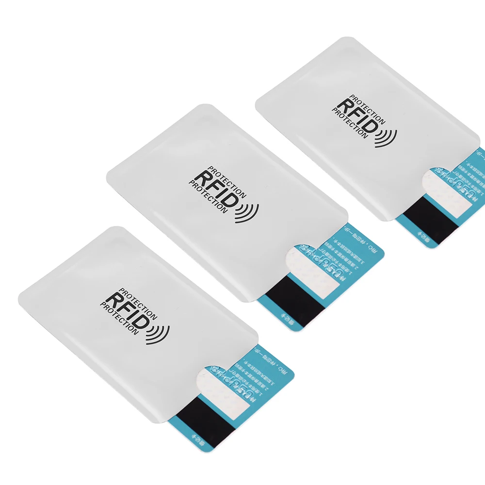 500/1000 шт. RFID NFC карта анти дегаусный рукав банковская кредитная защитный сканер