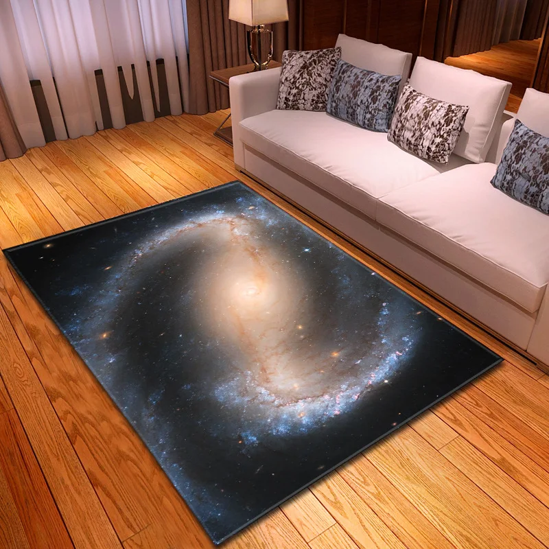 Galaxy Space Stars напечатаны 3D ковры для гостиной, спальни, коврики для гостиной, чайный коврик для стола, мягкий фланелевый декоративный ковер большого размера - Цвет: 14