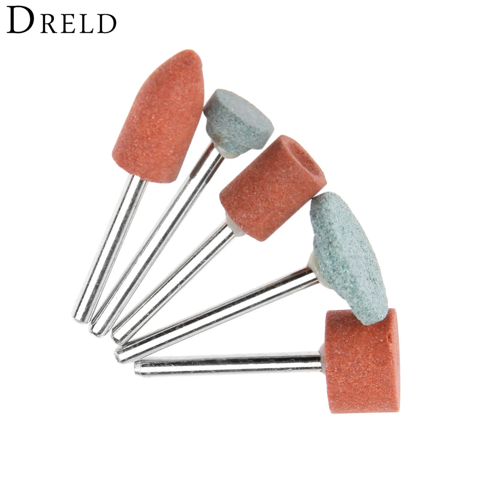 DRELD 5 шт. Аксессуары Dremel 3 мм хвостовик Шлифовальная головка для DIY