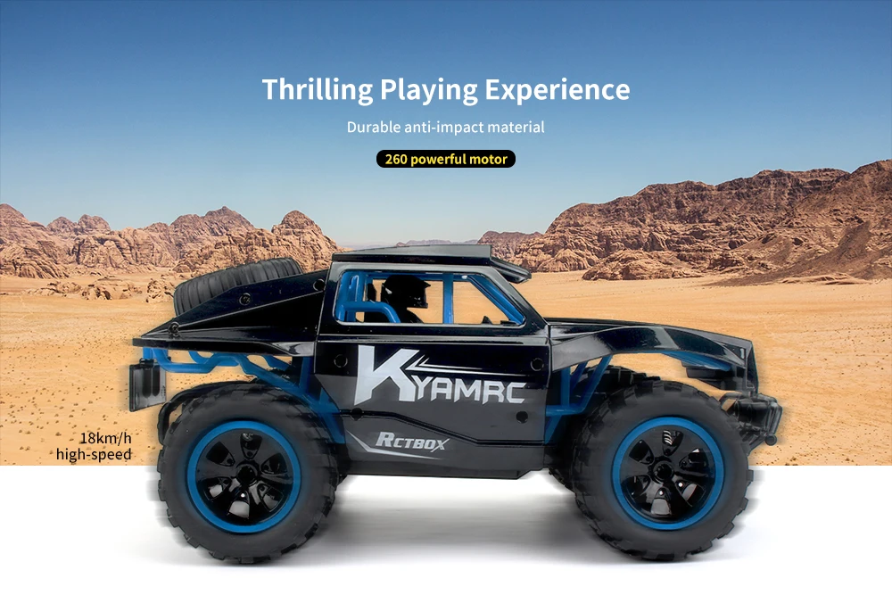 KYAMRC 18A 1:18 2,4 ГГц беспроводной пульт дистанционного управления автомобиль RC пустынный подъемник-RTR 18 км/ч Максимальная скорость внедорожная игрушечная машинка с ДУ подарки