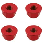 Нейлоновая Стопорная гайка для радиоуправляемых колес M4, фланцевая для гоночных автомобилей HPI RS4