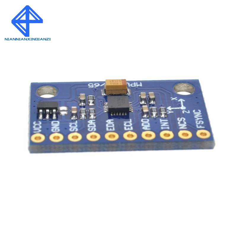 Модуль датчика связи I2C/SPI 9 осевой гироскоп + трехосный акселерометр трехосевой