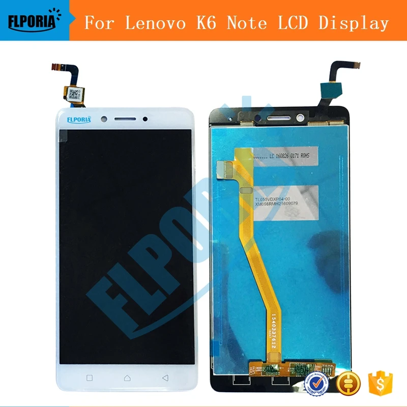 Для Lenovo K6 Note ЖК дисплей с сенсорным экраном дигитайзер в сборе оригинальные
