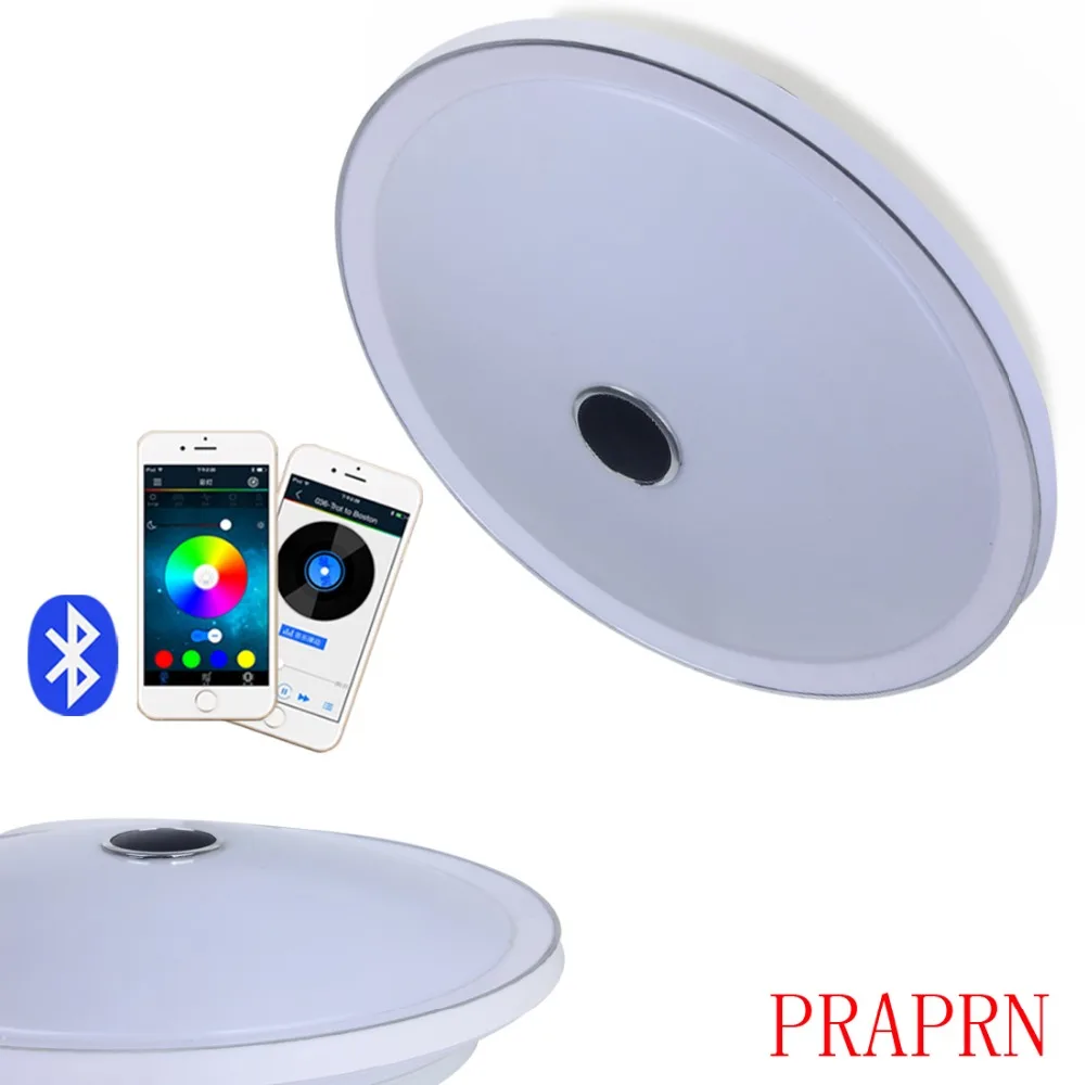 Rgb затемнения 32 Вт светодиодный потолочный светильник с Bluetooth и музыка 90 260 В