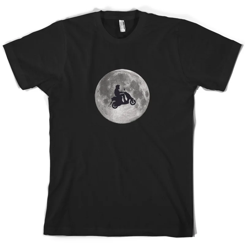 Ciclomotore Moon-Men'S Футболка-скутер-мод-Мото Новая мода 2019 100% хлопок для мужчин