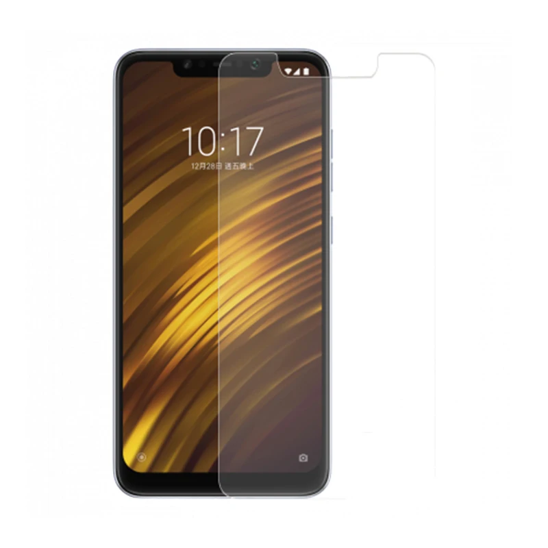 2 шт протектор экрана из закаленного стекла для Xiaomi POCOPHONE F1 Высококачественная Защитная стеклянная пленка