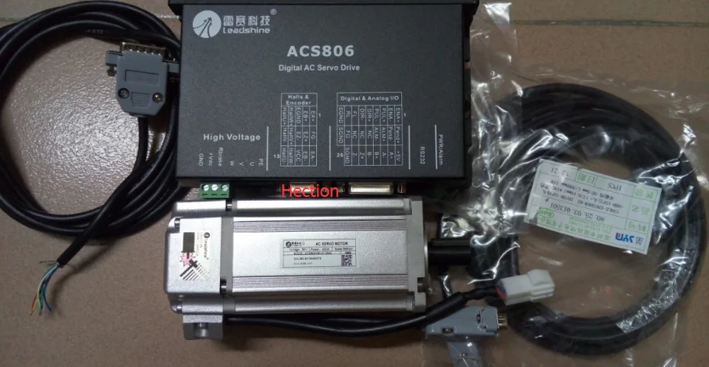 Все 2 шт. много новых серводвигателей Leasshine ACS806 и серводвигателя 400 Вт фотокодер 2500