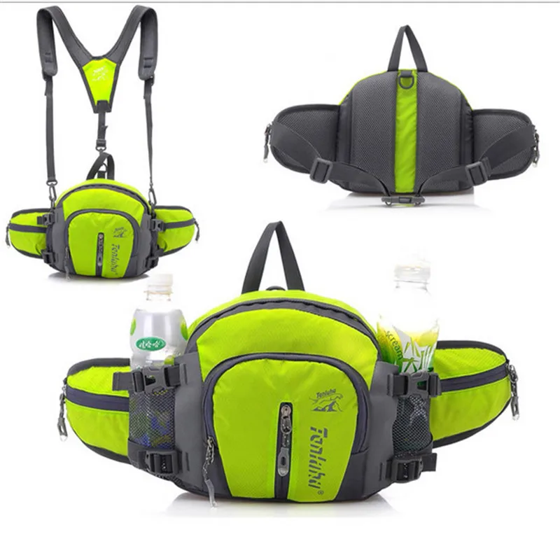 

TANLUHU 322 Waterproof Nylon Sports Bag Outdoor Climbing Hiking Backpack Unisex Waist Pack Travel Pouch Handbag