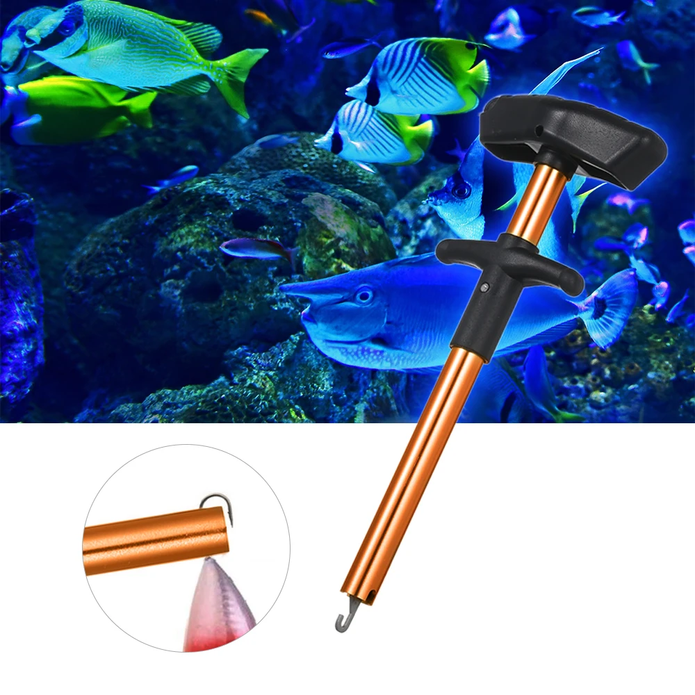 

Minimizing Injuries Fishhooks Removal Hand Tool For Fishing T-type Easy Fish Hook Remover Carp Fishing Accessories