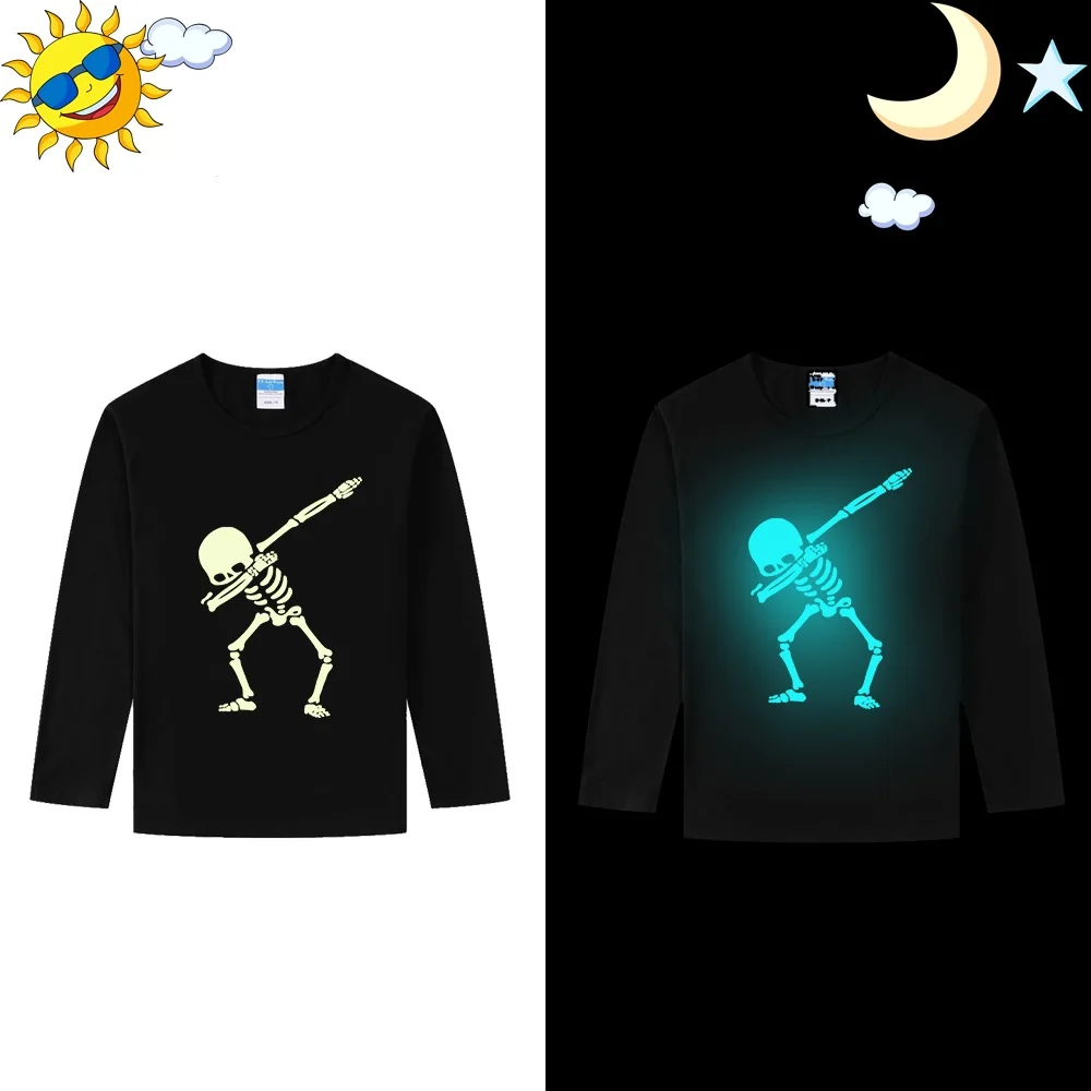 Long Sleeve LYTLM Dabbing/футболки детская одежда рубашки с длинными рукавами для маленьких мальчиков и девочек 10 лет Koszulki Meskie/футболка для девочек на день рождения - Цвет: Long Sleeve