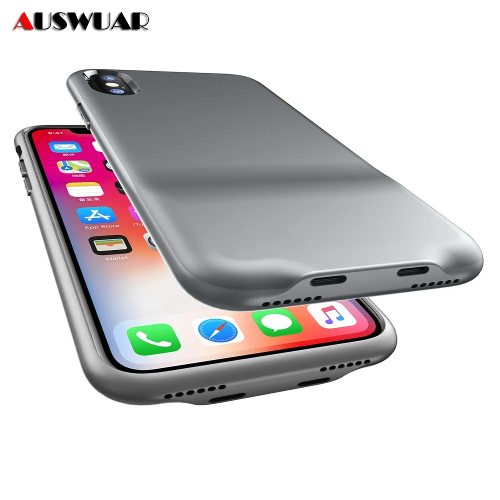 Двухъядерный процессор зарядки и аудио адаптер для iPhone X 7 8 Plus чехол телефона с