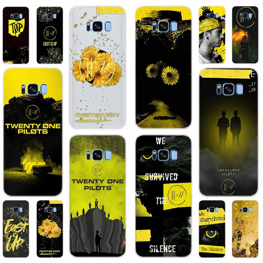 Мягкий чехол Twenty One Pilots 21 для Samsung Galaxy S7 Edge S8 S9 S10 S11 S20 S21 Plus Lite E Ultra|Бамперы| |