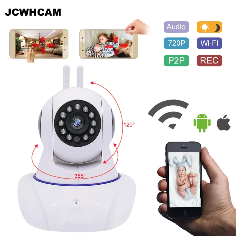 IP-камера JCWHCAM для домашней системы безопасности беспроводная умная Wi-Fi камера