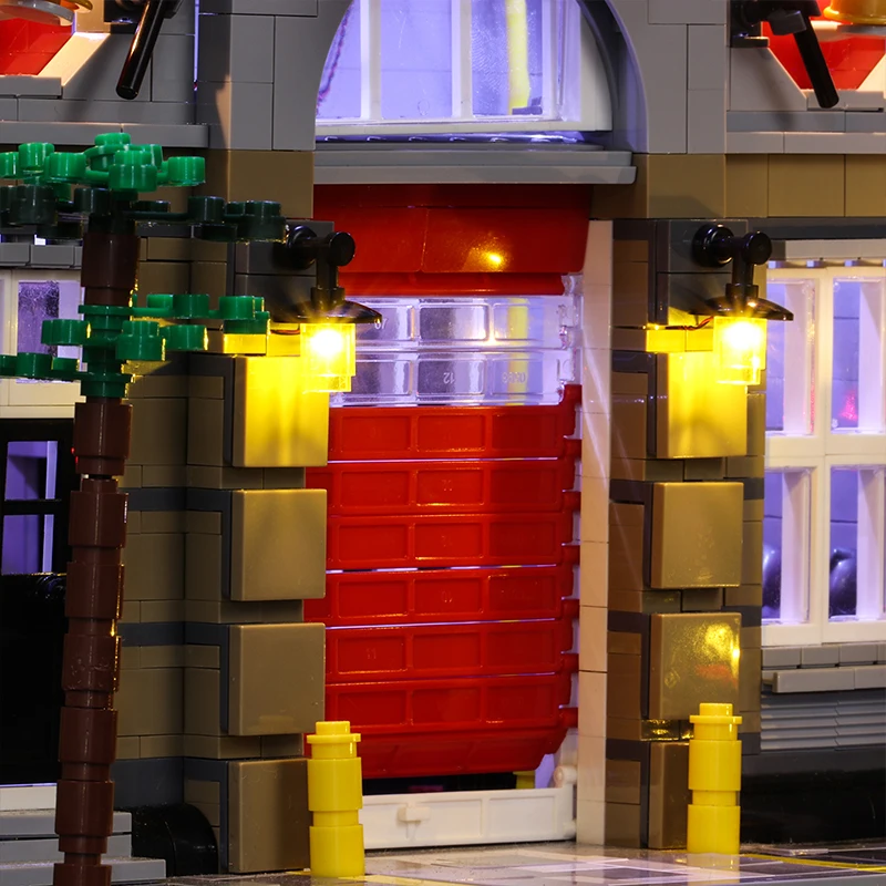 Светодиодный светильник совместимый для Lego 10197 Строительные кирпичи блоки