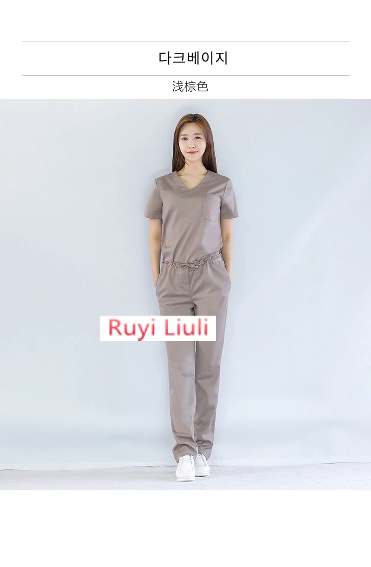 Ruyi Liuli-эластичные медицинские скрабы, униформа для больничного персонала, красивая одежда для кормления и салонная облегающая модная дизайнерская Хирургическая Одежда