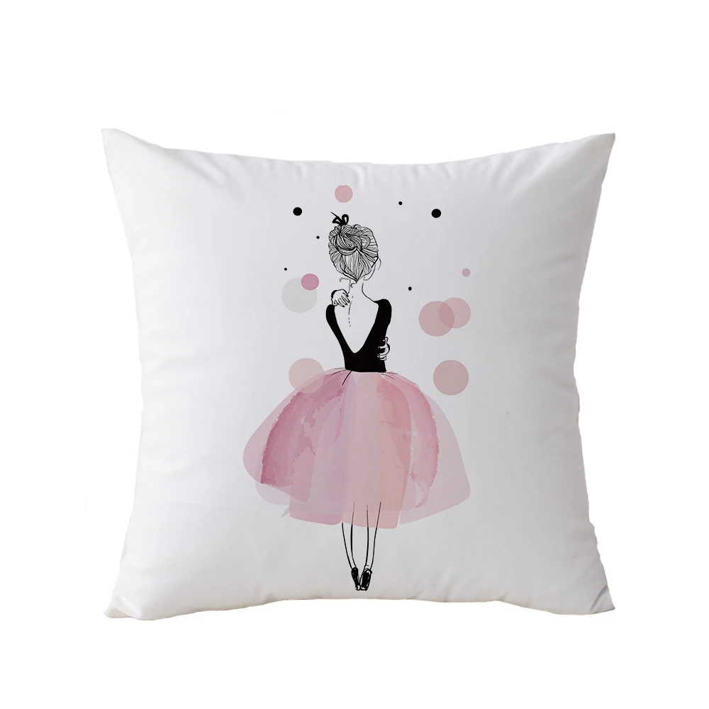 Милая Подушка &quotфламинго&quot наволочка для летней вечеринки украшения дома дня