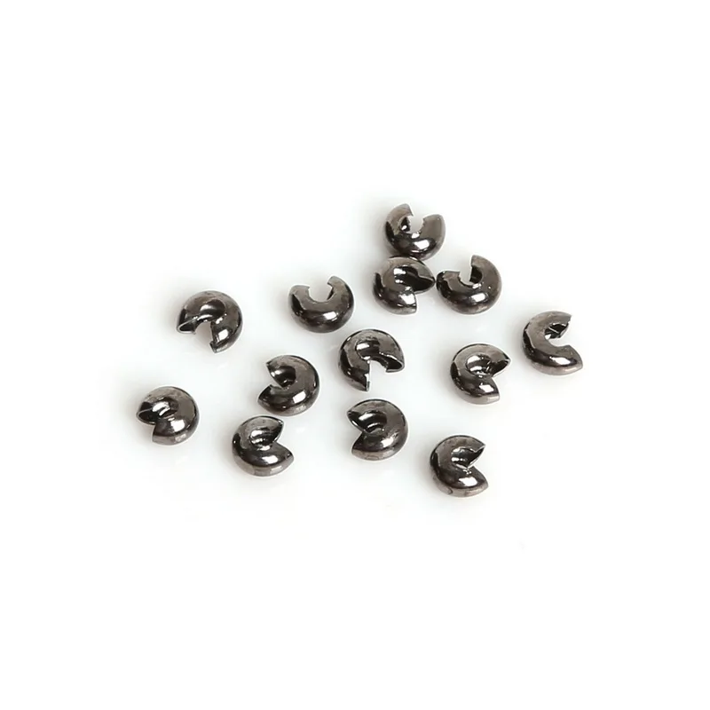 Лидер продаж обжимные бусины 3 мм 100 шт. обшивка для ювелирных изделий браслет