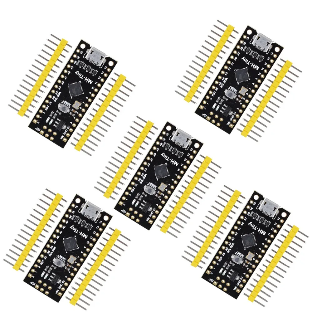5 шт. MH Tiny ATTINY88 микросхема развития 16 МГц/Digispark ATTINY85 - Цена: 1 186,55 руб.