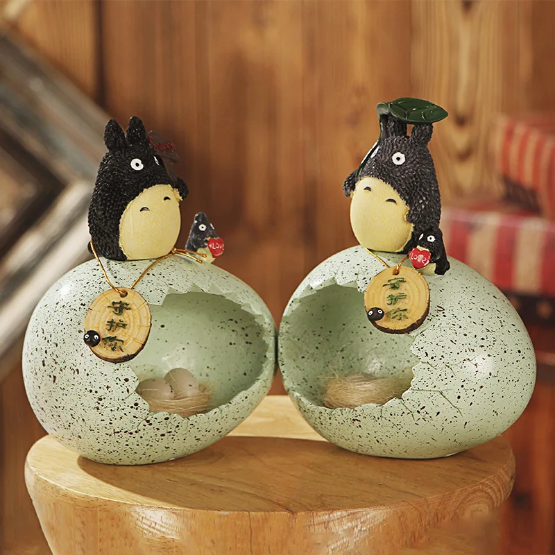 Оригинальная модель Totoro Egg ночник декоративные фигурки миниатюрное украшение из