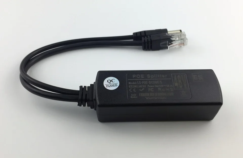 Кабель-Сплиттер POE Мощность Over Ethernet PoE 48 V-12 V 1A-2A IEEE802.3af/на Стандартный Тип 1,2+/3,6-4,5+/7,8-для IP Камера CCTV