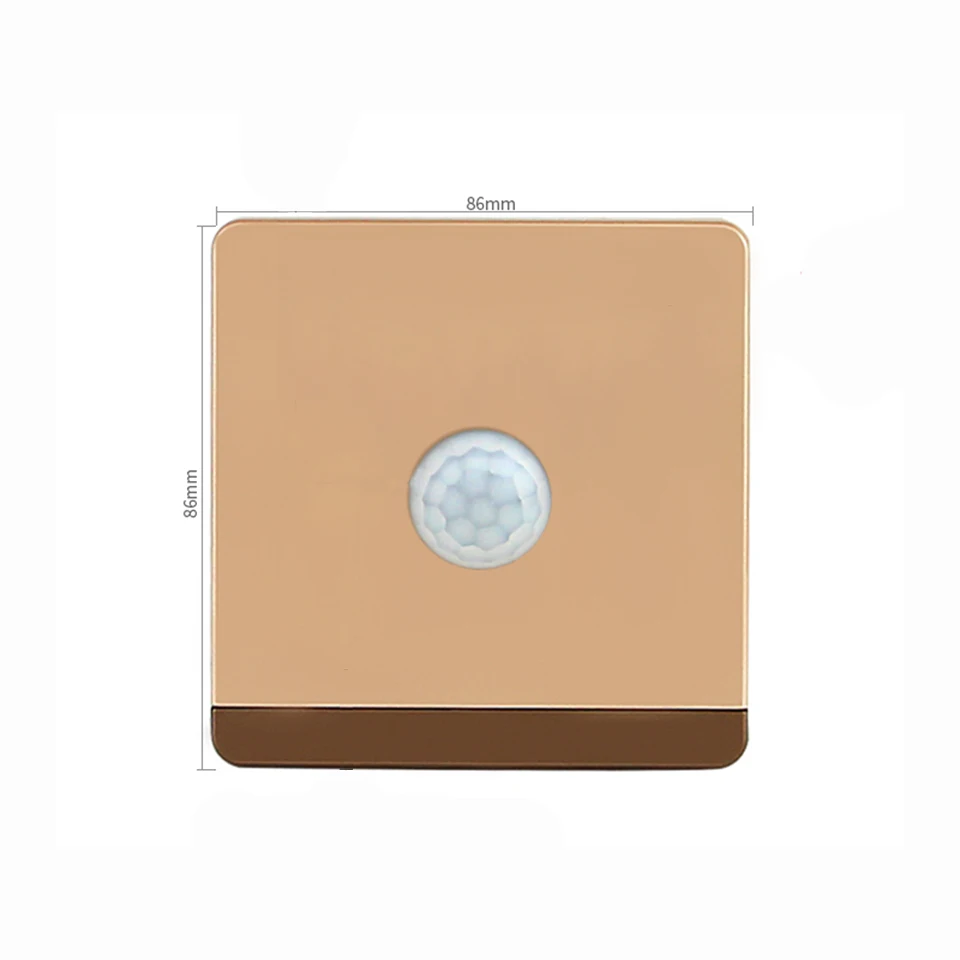 86 mm Width Light Sensing Switch Infrared IR Body Motion Sensor Wall Mount Control Led Automatic Module AC 220V|Выключатели| |