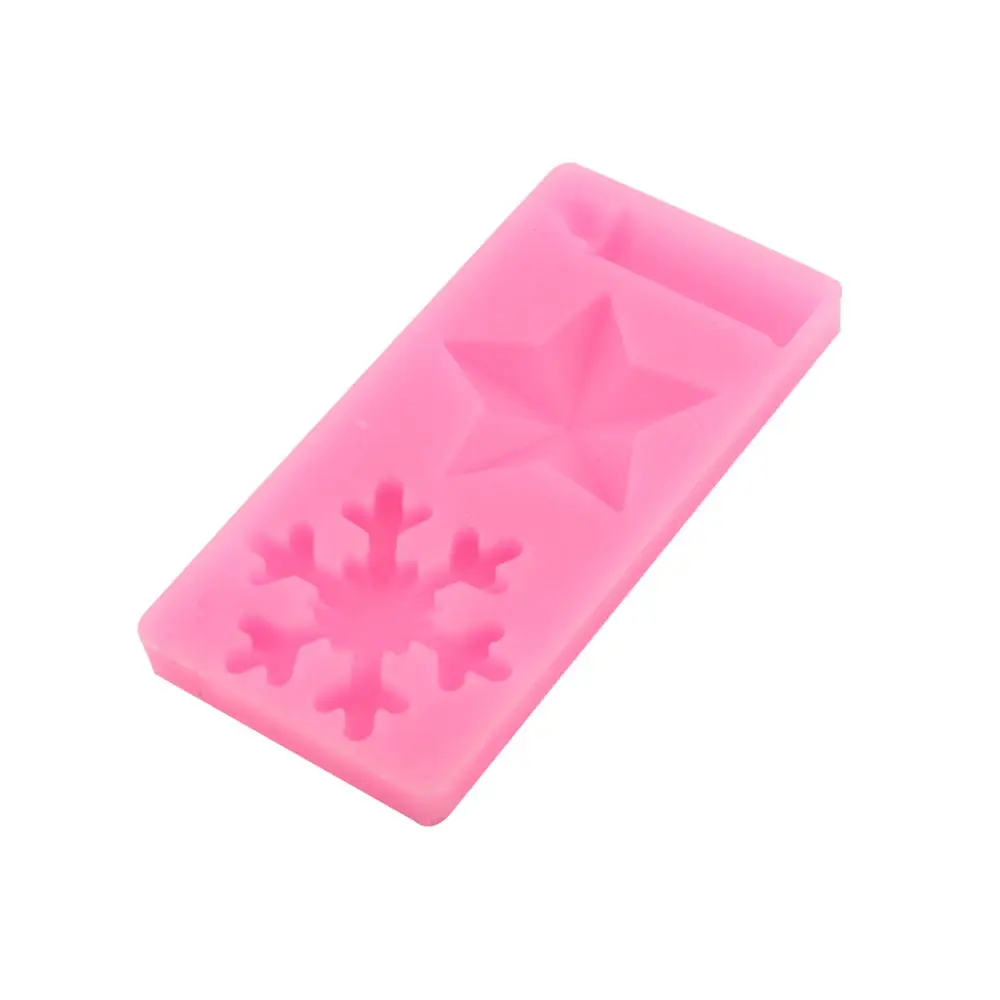 Инструменты для украшения тортов из помадки свеча звезда снежинка конфеты форма