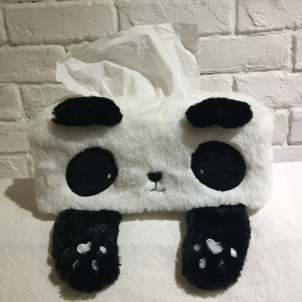 Aeruiy Мягкие плюшевые Мультяшные животные панда/кошка/Копилка коробки для