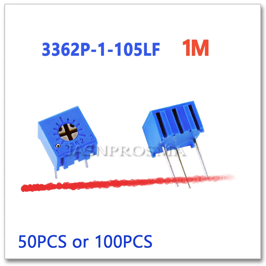 

JASNPROSMA 3362P 50PCS 100PCS 1M 105 Precision Adjustable