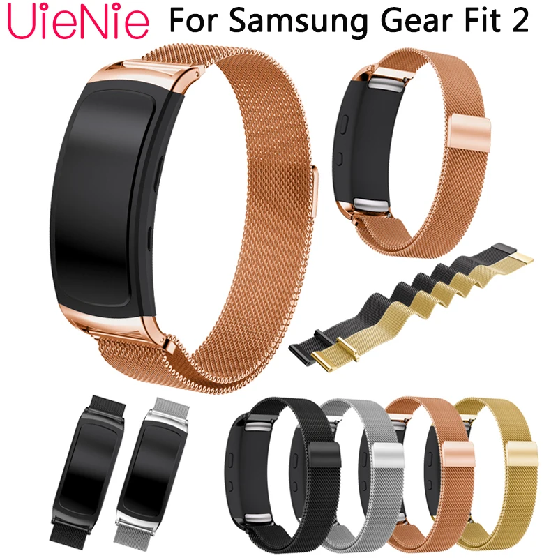 Браслет из нержавеющей стали Миланская Магнитная Петля ремешок для Samsung Gear Fit 2 SM