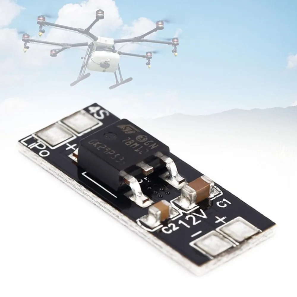 4S Lipo до 12 В линейный регулятор напряжения регулировать модуль для FPV камеры