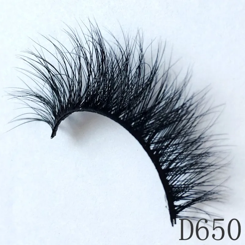 IN USA 500pairs Eyelashes 3D Mink Lashes Fluffy Soft Wispy Volume Natural long Cross False Eyelashes Eye Lashes Reusable Eyelash