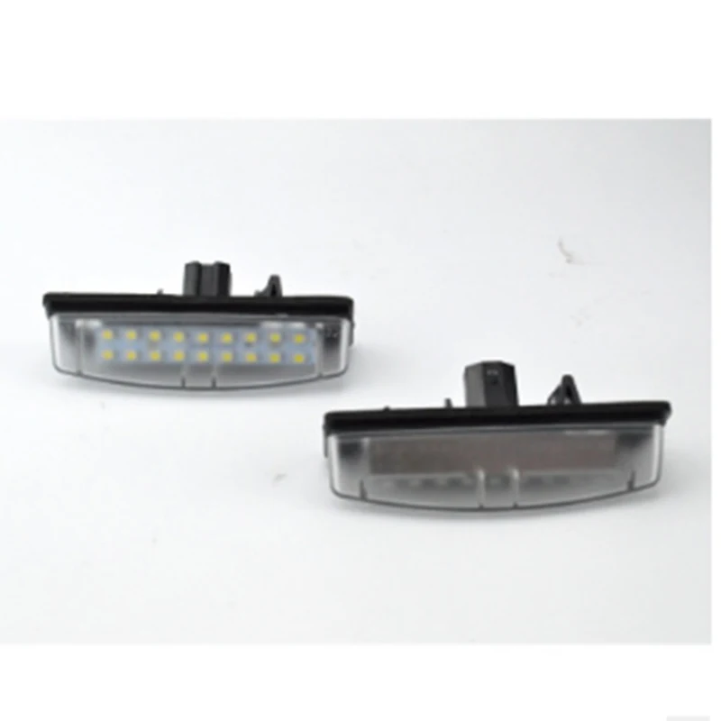 2X нет ошибок ксенон белый 18SMD номер светодиодный номерной знак свет для Toyota Camry