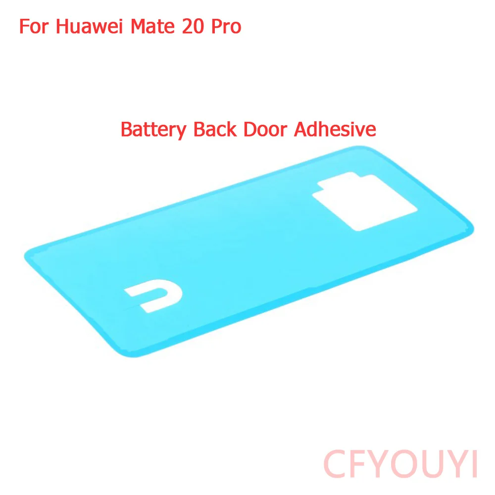 Клейкая наклейка на заднюю крышку корпуса аккумулятора для Huawei Mate 20 Pro|Наклейки