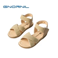 2022 kids shoes for girl rome shoes simple roman girls sandals elastic band stretch fabric children shoes girls summer sandals