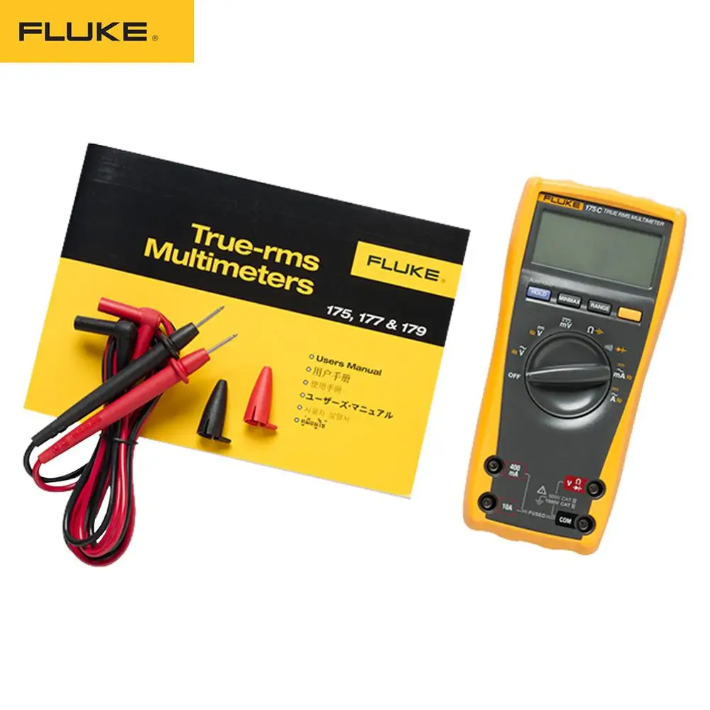 Цифровой мультиметр Fluke 175 175C измеритель напряжения емкости частоты