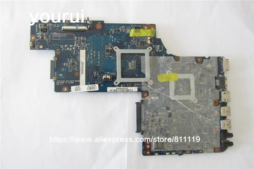 Материнская плата yourui H000051780 для Toshiba Satellite C855 C855D L850D C850 материнская ноутбука 15 6