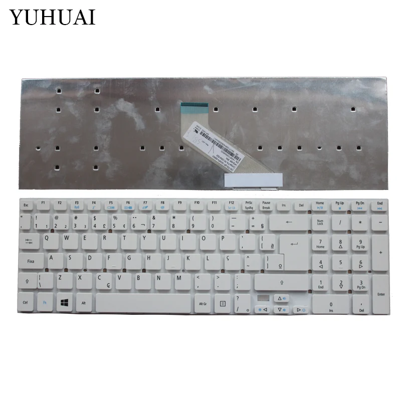 BR White-teclado para portátil Packard Bell easynote P7YS0 P5WS0 TS13SB TS44HR TS44SB...