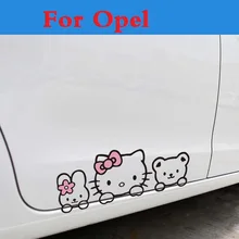 Забавные Автомобильные Аксессуары Hello Kitty Автомобилей Наклейки и