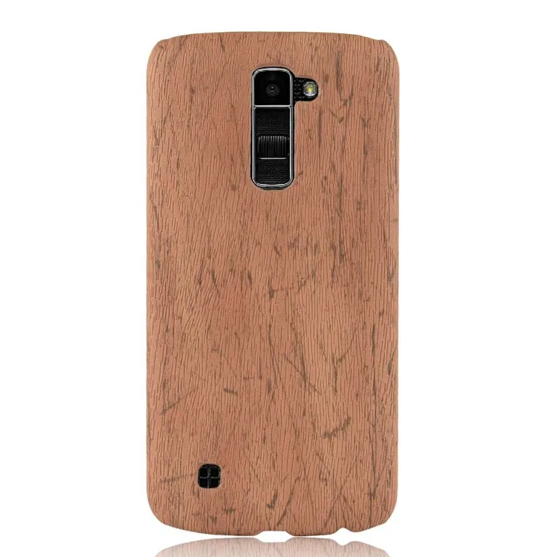 Роскошный чехол с текстурой древесины для LG K10 2016 K430 K420N LTE K430DS защитный на заднюю