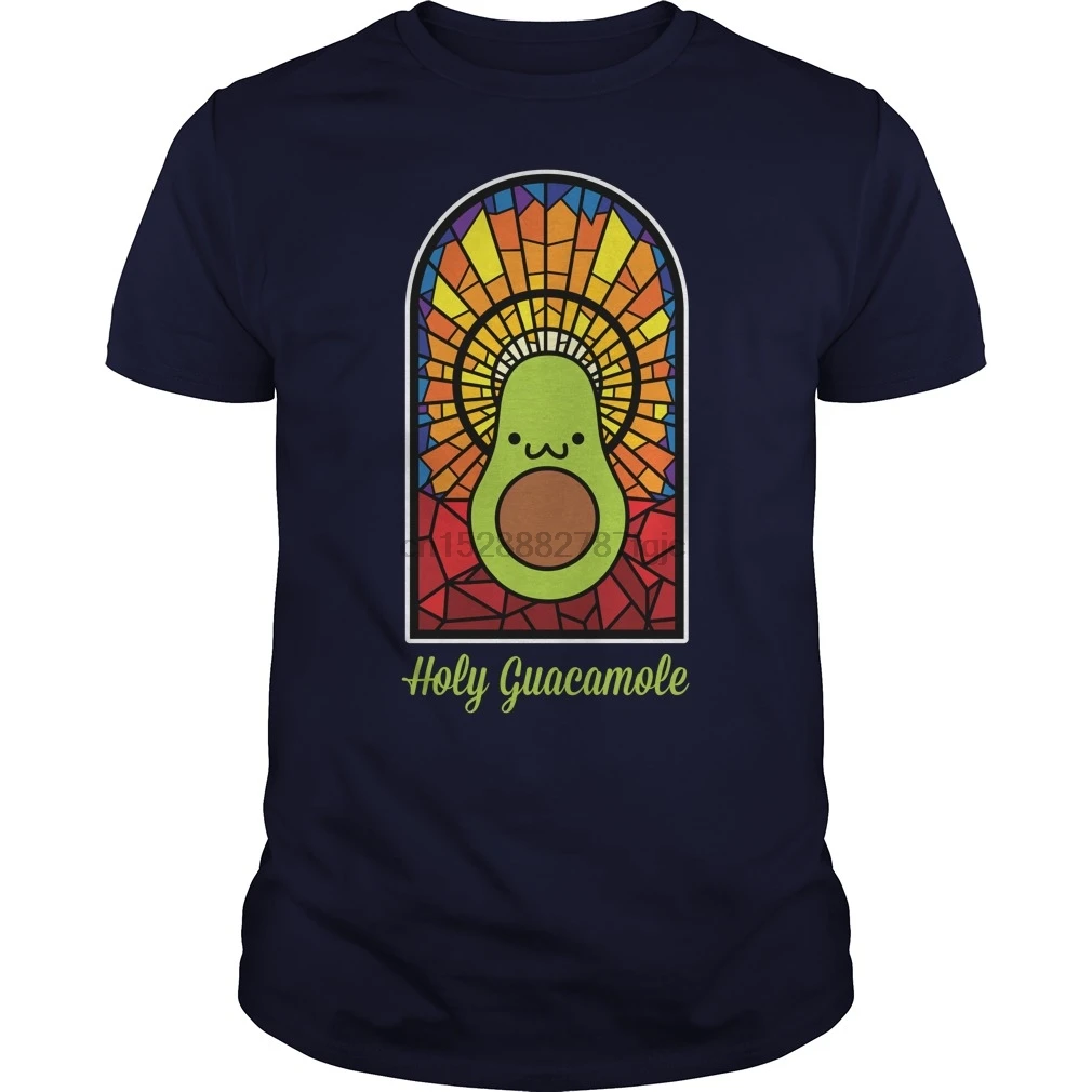 Мужская футболка с коротким рукавом Holy Guacamole забавная Милая авокадо популярная
