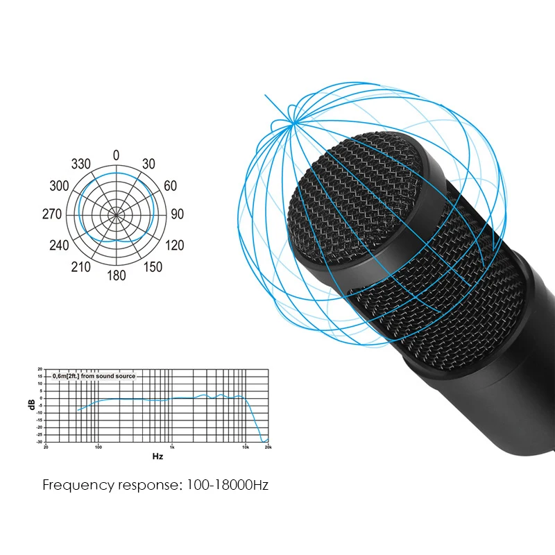 USB микрофонная гусиная петля Подвеска для микрофона набор 192 кГц/24 бит высокая