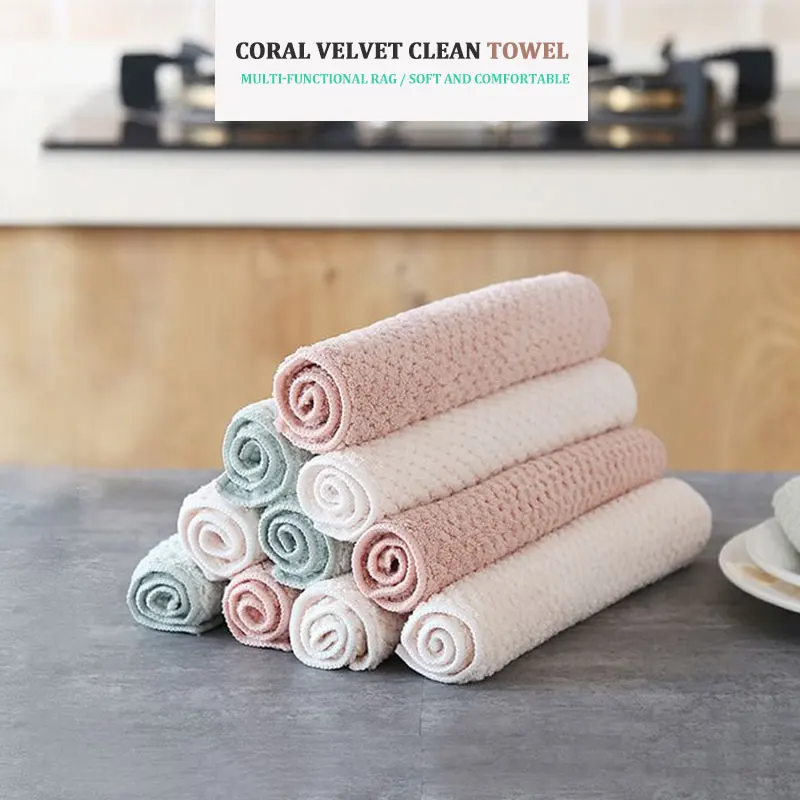 Многофункциональное кухонное полотенце кухонная тряпка мягкий долговечный