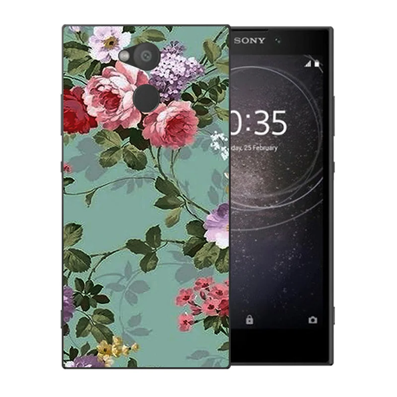 Для Xperia XA2 силиконовый чехол ТПУ мягкий с рисунком для Sony ультратонкие прозрачные