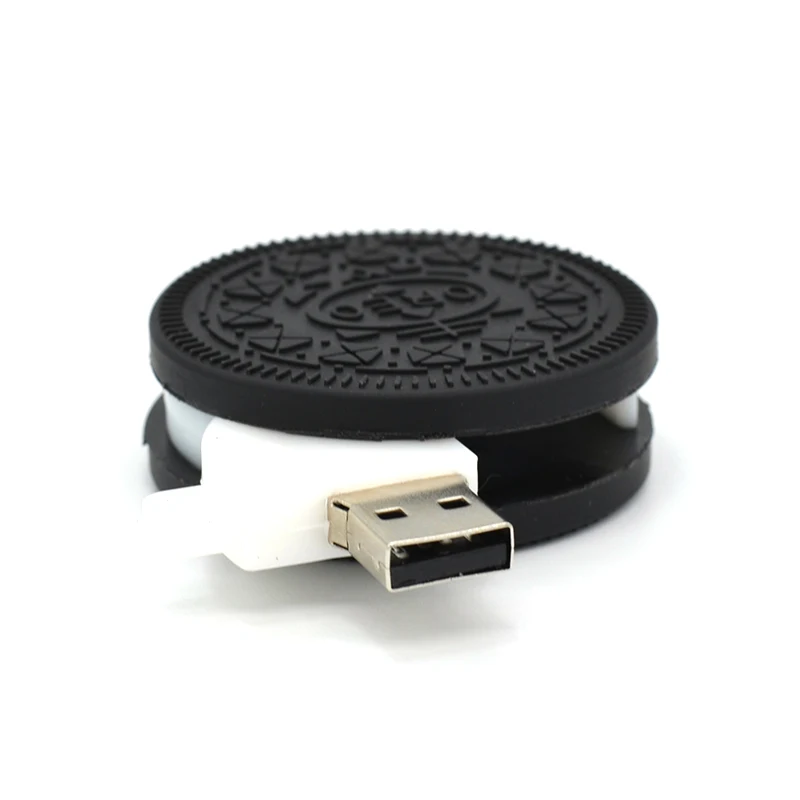 4GB/8GB/16GB/32GB/полный Ёмкость милые Oreo форма для печенья флеш-диск USB 2 0 флешки Car Key Memory