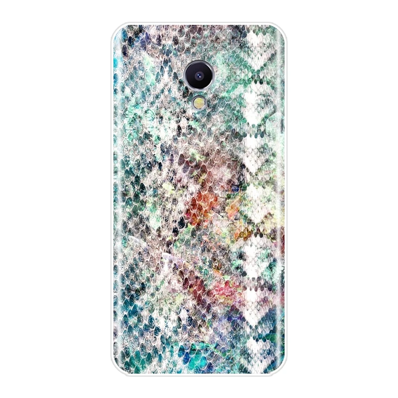 Мягкая задняя крышка для Meizu M6 M6S M6T M5 M5C M5S M3 M3S M2 змеиный чехол телефона силиконовый